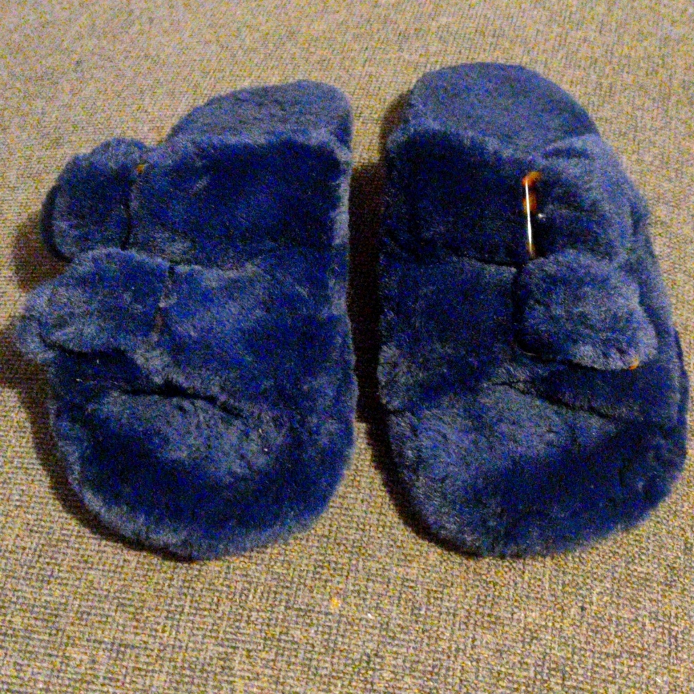 Blue Bath sandals with cloth by Loft size 5-6